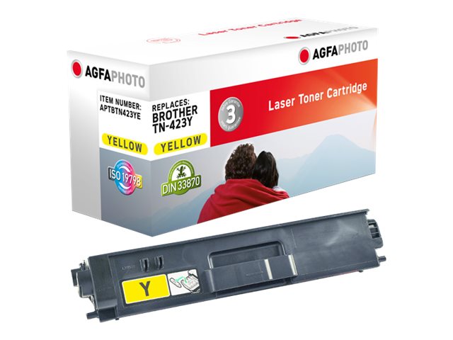 AgfaPhoto Gelb - kompatibel - Tonerpatrone (Alternative zu: Brother TN423Y)