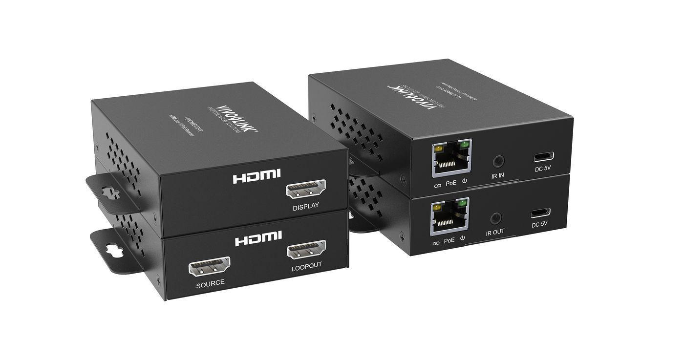 VivoLink HDMI over IP/PoE Transmitter 150m. Max resolution - TCP/IP - Power over Ethernet, Ansicht 4