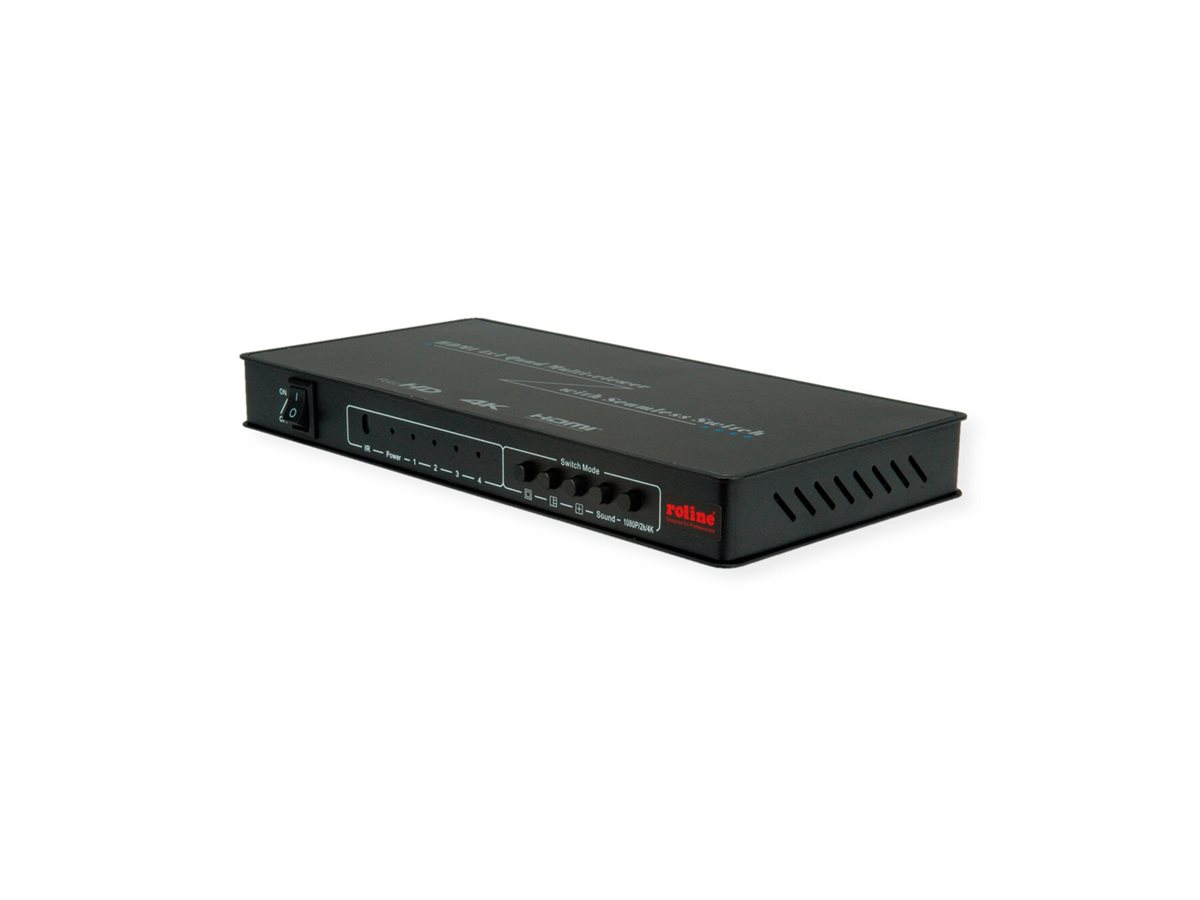 ROLINE Video/Audio-Schalter - Quad, Multi-View-Streaming
