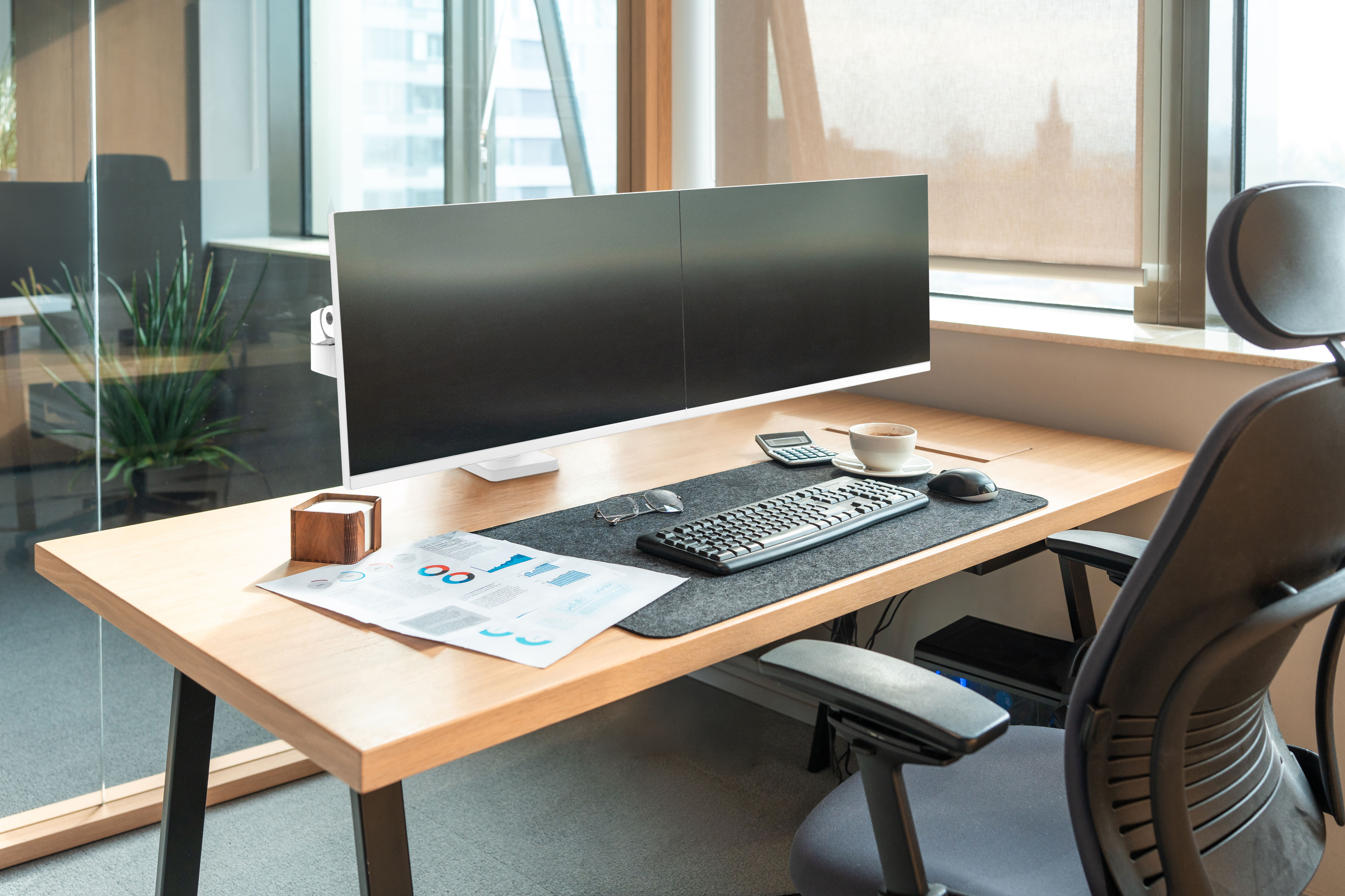 Ergotron LX Pro - Befestigungskit (Doppelarm) - für 2 LCD-Displays - Aluminium - weiß - bis zu 68,6 cm (bis zu 27 Zoll), Ansicht 2
