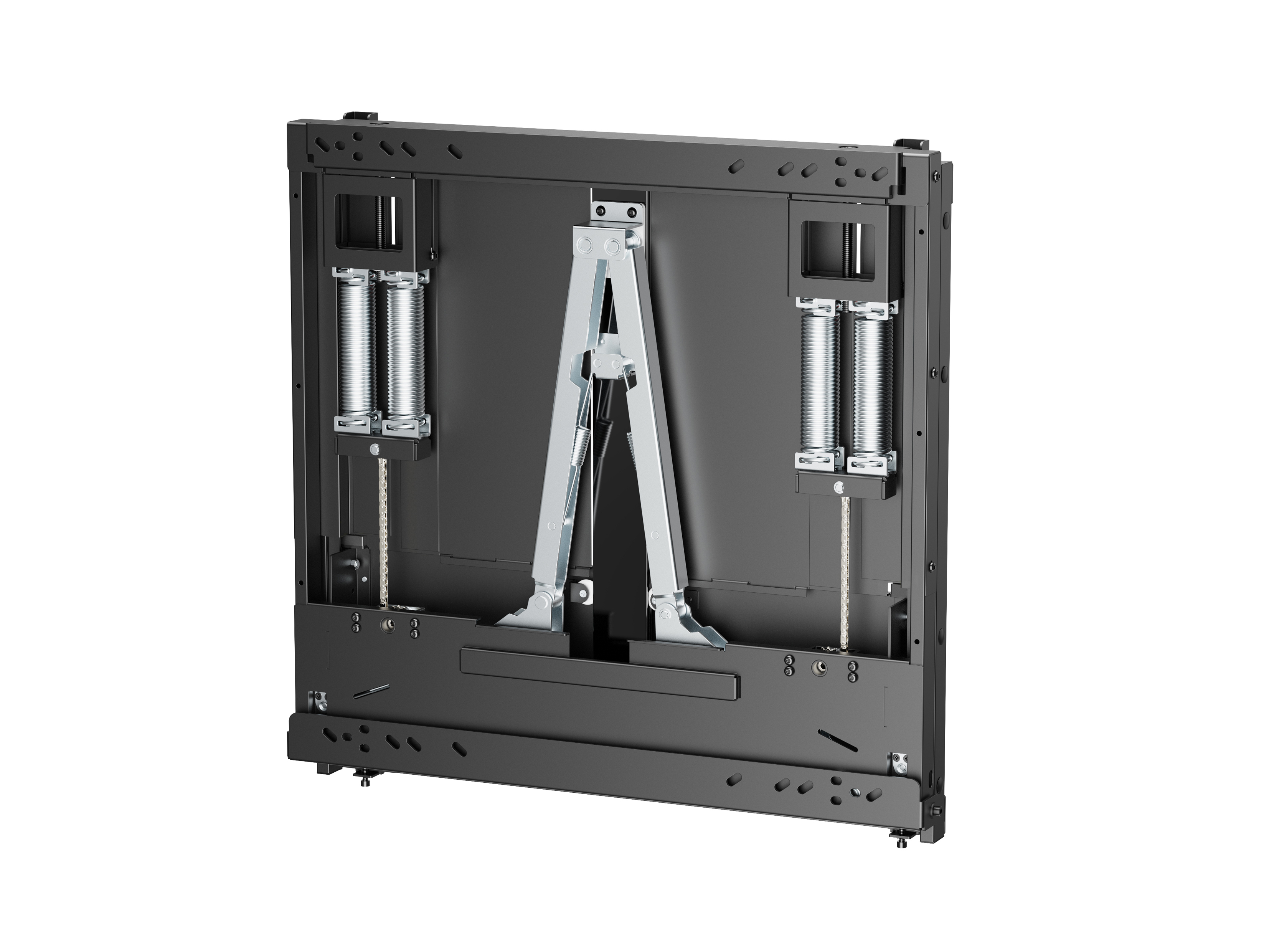 Equip Halterung - up-down - für TV - interactive - Kunststoff, stainless steel, Aluminium - Schwarz (55-86), Ansicht 4