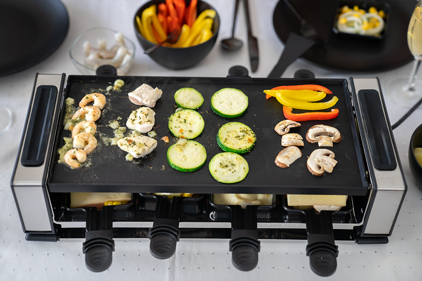 UNOLD 48730 Finesse Basic - Raclette/Grill/Blech, Ansicht 4