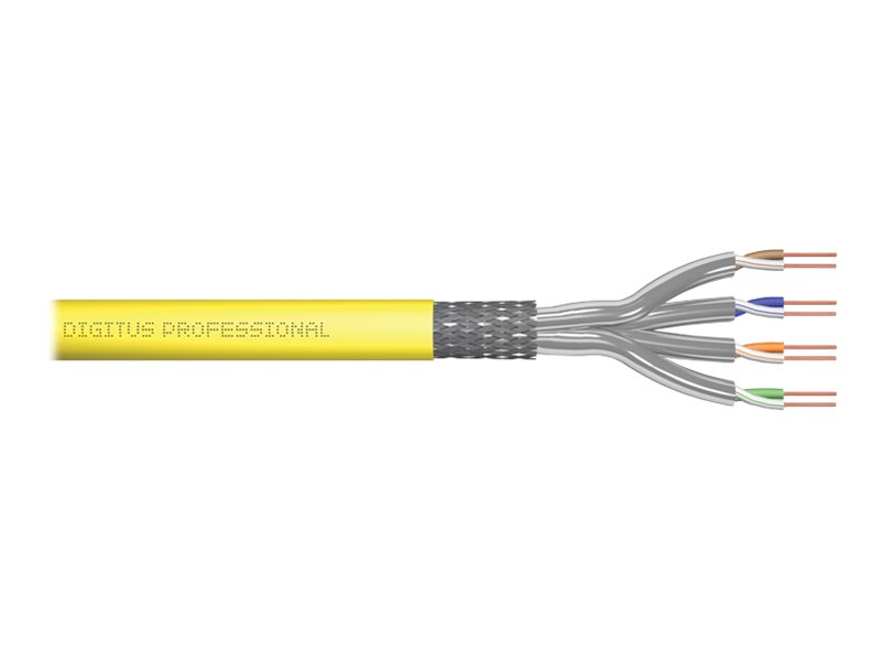 DIGITUS CAT 8.2 S/FTP Datenkabel - Verlegekabel, 500 m, Simplex, Dca-s2,d1,a1