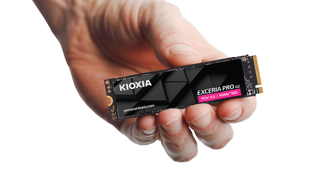 Kioxia SSD Exceria Pro G2 M.2 NVMe PCIe 5.0, Ansicht 2