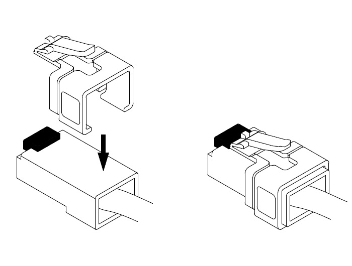 Delock RJ45 Repair Clip Starter Set - Netzwerkanschluss Reparatur-Clip - diverse Farben (Packung mit 16), Ansicht 2
