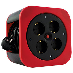 REV Ritter REV Cable box S - Verlängerungsrolle - Wechselstrom 230 V - 3000 Watt - Ausgangsanschlüsse: 4 (4 x Spannung), Ansicht 2