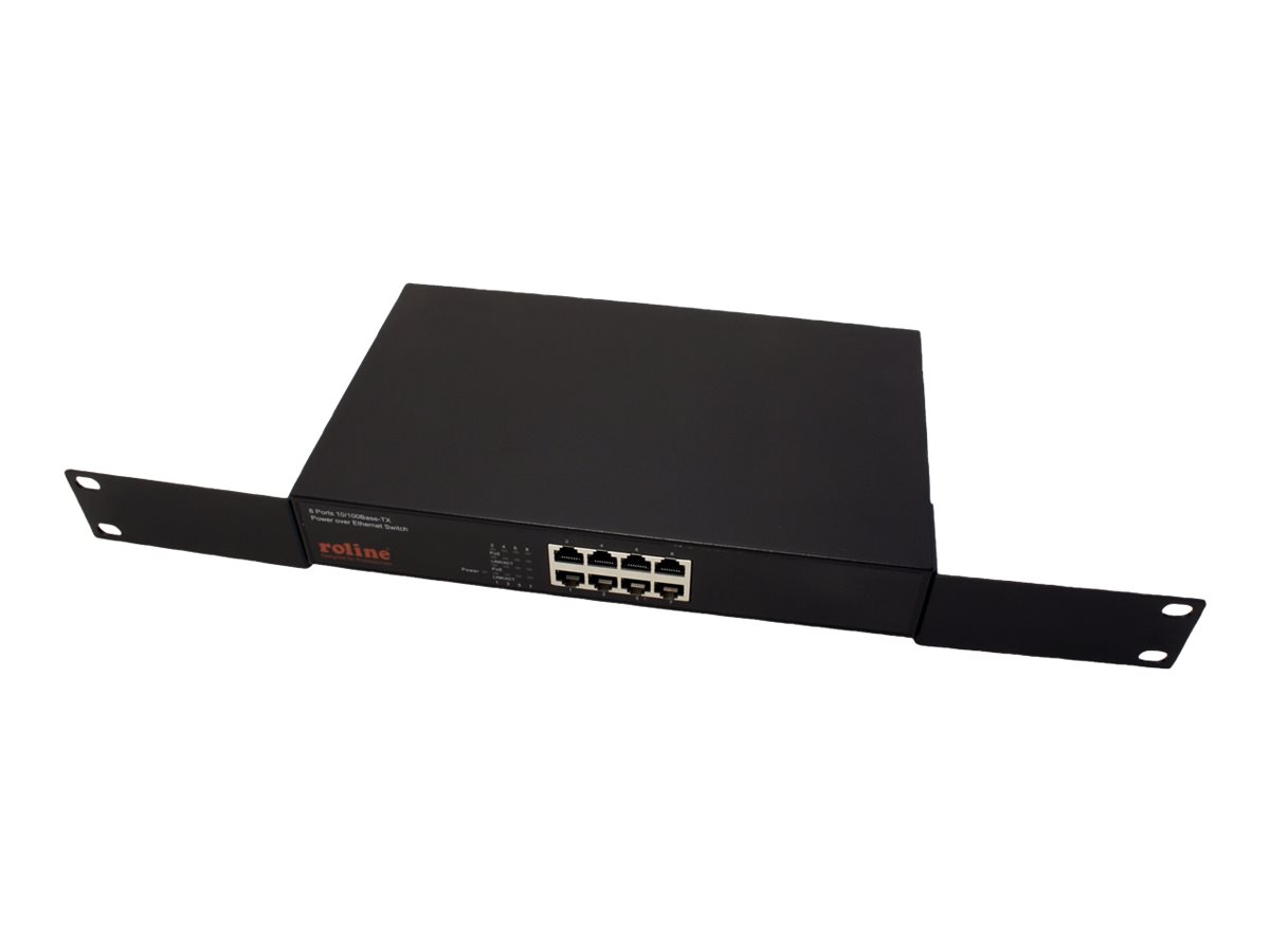 ROLINE Switch - 8 x 10/100 (PoE) - Desktop