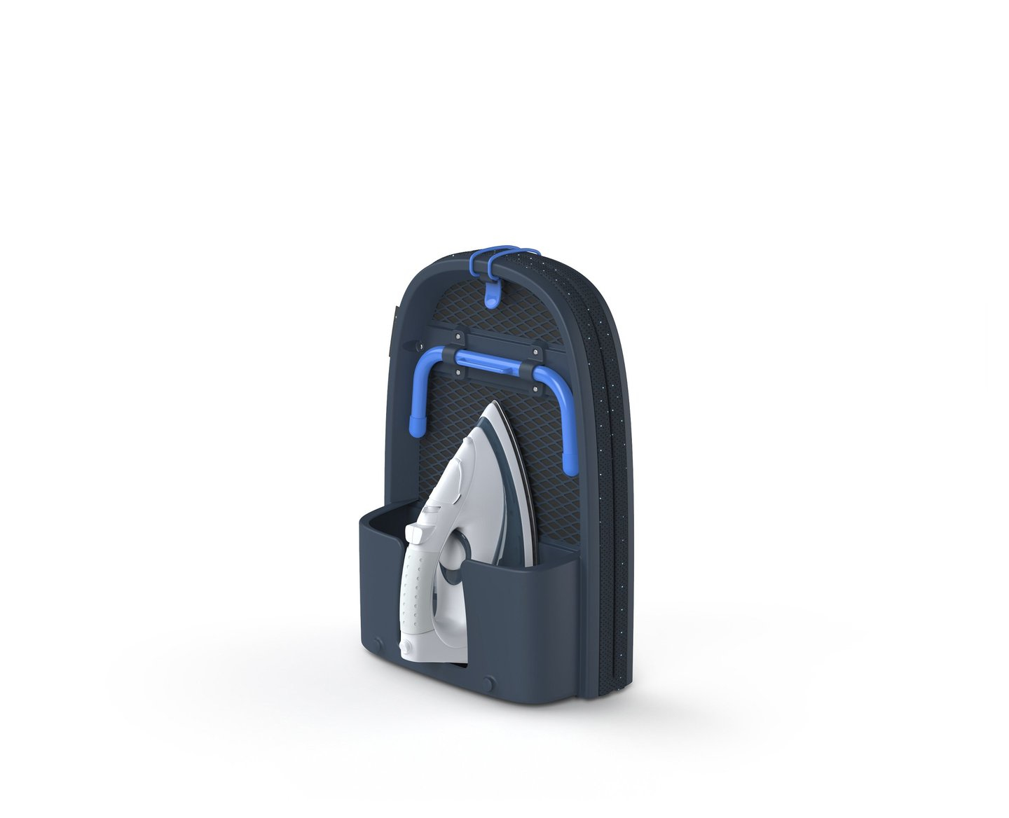 Joseph Joseph Pocket Plus Klappbares Tisch-Buegelbrett blau, Ansicht 2