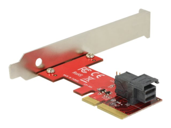Delock PCI Express x4 Card > 1 x internal SFF-8643 NVMe - Speicher-Controller - 2.5 (6.4 cm)