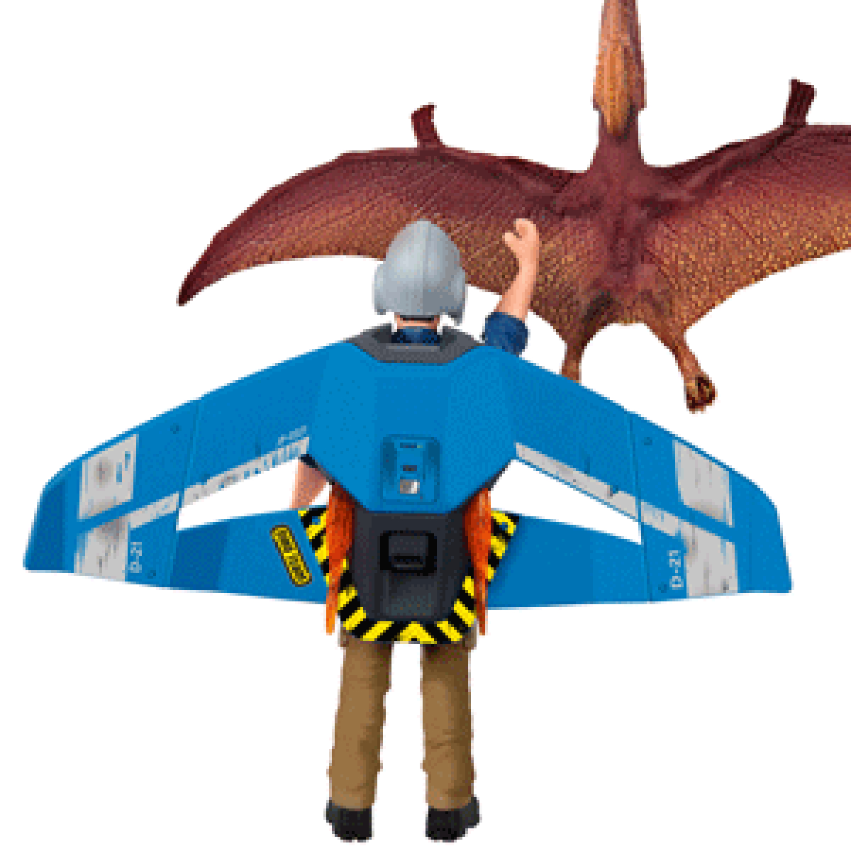 Schleich Dinosaurs Jetpack Chase - 4 Jahr(e) - Dinosaurier - Blau - Braun, Ansicht 2