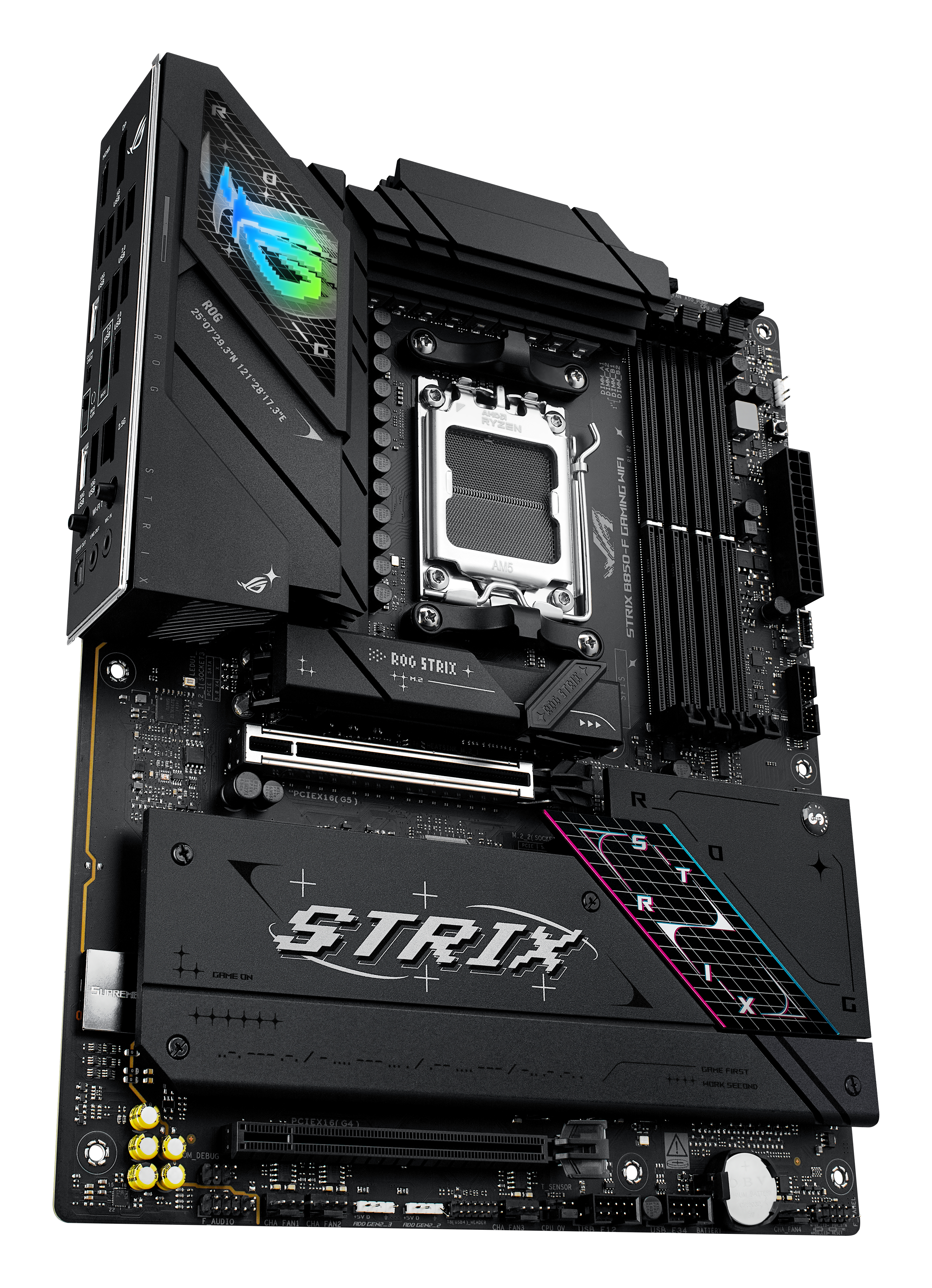 ASUS ROG STRIX B850-F GAMING WIFI - Motherboard - ATX - Socket AM5 - AMD B850 Chipsatz, Onboard-Grafik(CPU erforderlich), Ansicht 2