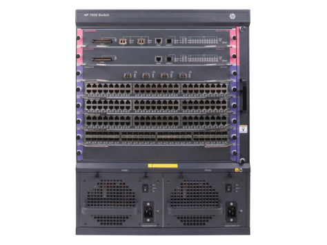 HPE FlexNetwork 7506 Switch with 2x2.4Tbps Fabric and Main Processing Unit