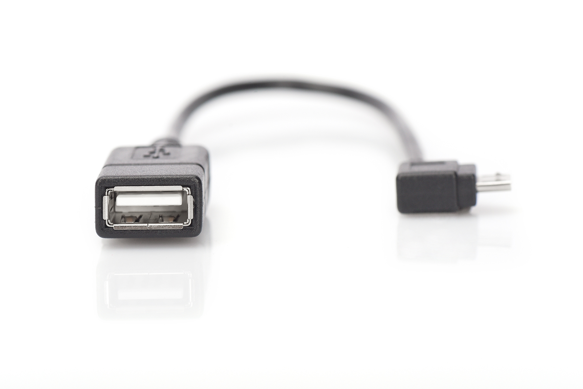 DIGITUS USB Adapter / Konverter, OTG, micro B/St - A/Bu, 0,15m, Ansicht 4