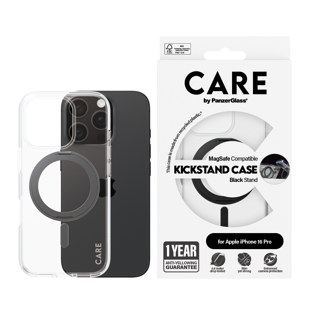 PanzerGlass CARE by PanzerGlass - Hintere Abdeckung für Mobiltelefon, Ansicht 3