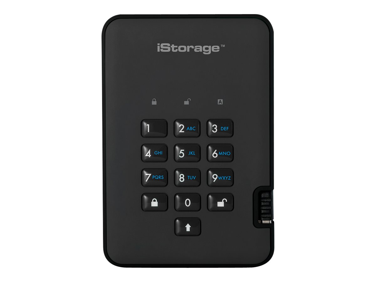 ORIGIN STORAGE DISKASHUR2 256-BIT 5TB - BLACK (IS-DA2-256-5000-B)