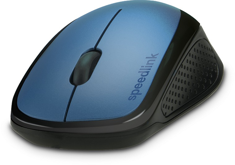 SPEEDLINK KAPPA - rechts - Optisch - RF Wireless - 1600 DPI - Schwarz - Blau, Ansicht 2