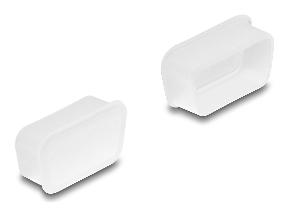 Delock Stecker-Staubschutz - für D-Sub 9D-Sub 15 VGA weiblich - durchsichtig (Packung mit 2)