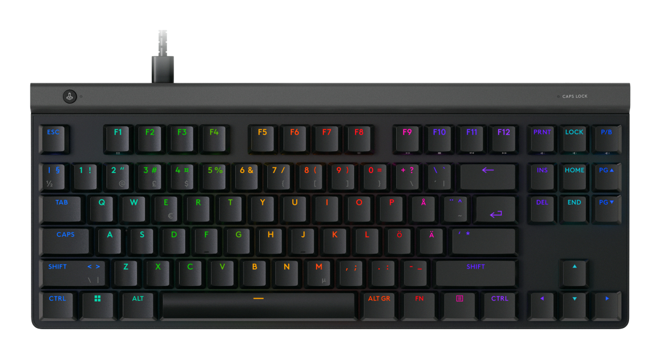 Logitech G G515 - Tastatur - TKL - Hintergrundbeleuchtung - USB - TL: Nordisch, QWERTY, Ansicht 2