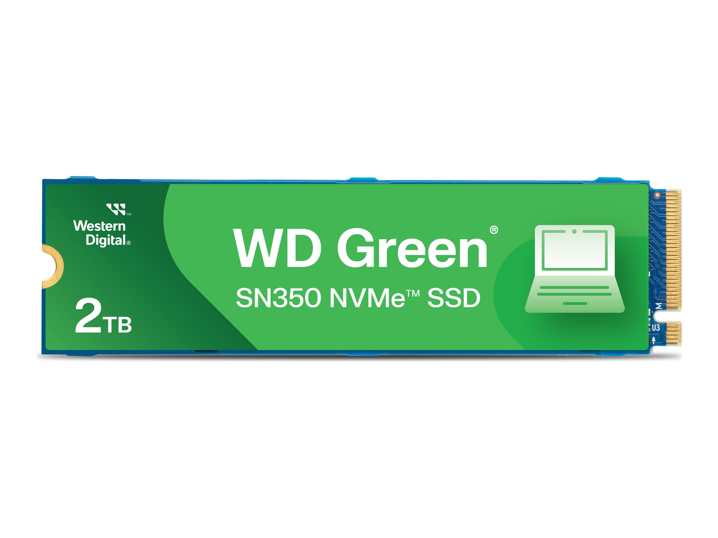 WD Green SN350 NVMe SSD WDS200T3G0C - SSD - 2 TB - intern - M.2 2280 - PCIe 3.0 x4 (NVMe), Ansicht 4