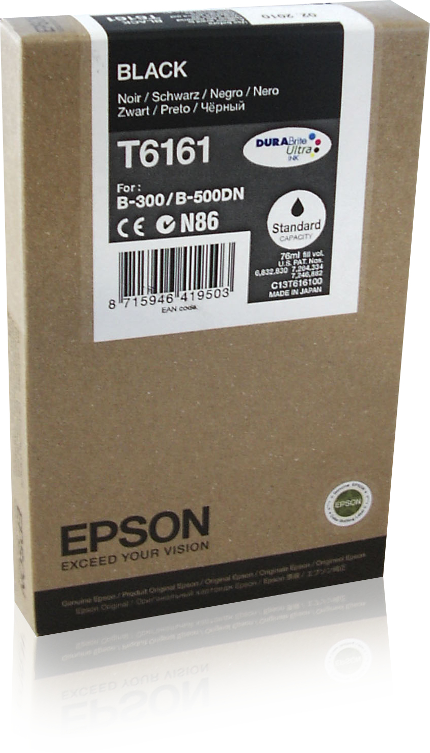 Epson Tintenpatrone SC Black 3k, Tinte auf Pigmentbasis, 76 ml, 1 Stück(e)