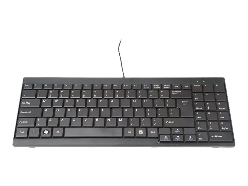 DIGITUS Tastatur passend für DIGITUS TFT-Konsolen, US-Layout