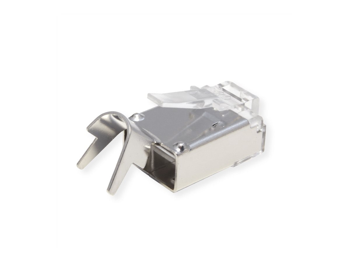 ROLINE RJ45-Stecker Kat.6A geschirmt kurzes Gehäuse 10 St., Ansicht 3
