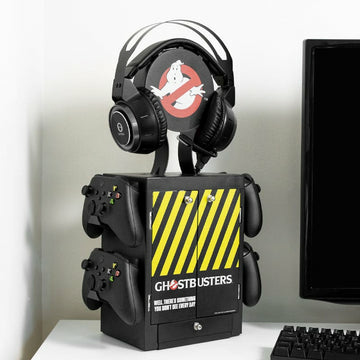 Numskull Games 5056280433576 - Ghostbusters Diskettenhalter für Spiele, Xbox, Schwarz, Gelb, Matt, Ansicht 3
