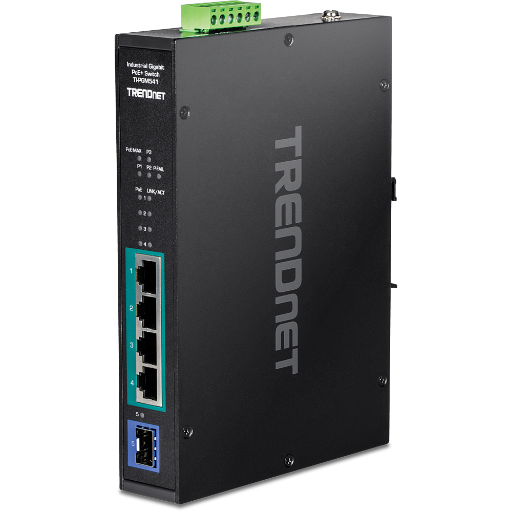TRENDnet TI-PGM541 - Switch - -20 °C - 65 °C (-4 °F - 149 °F), Ansicht 2