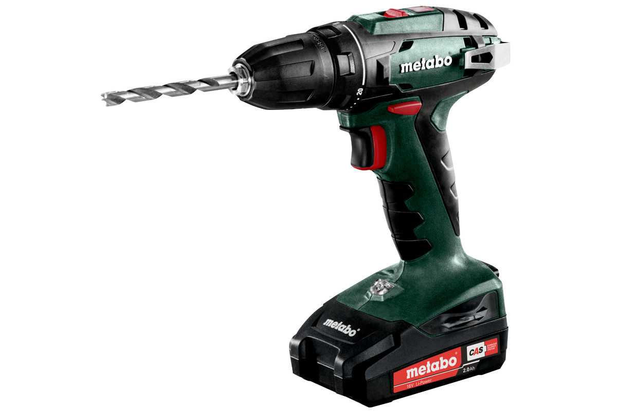 Metabo BS 18 Akku-Bohrschrauber inkl. Koffer + 2 Akkus 2.0Ah, Ansicht 2