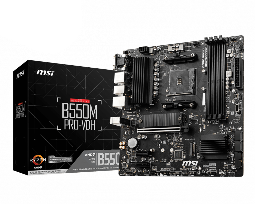 MSI B550M PRO-VDH - Mainboard - mATX