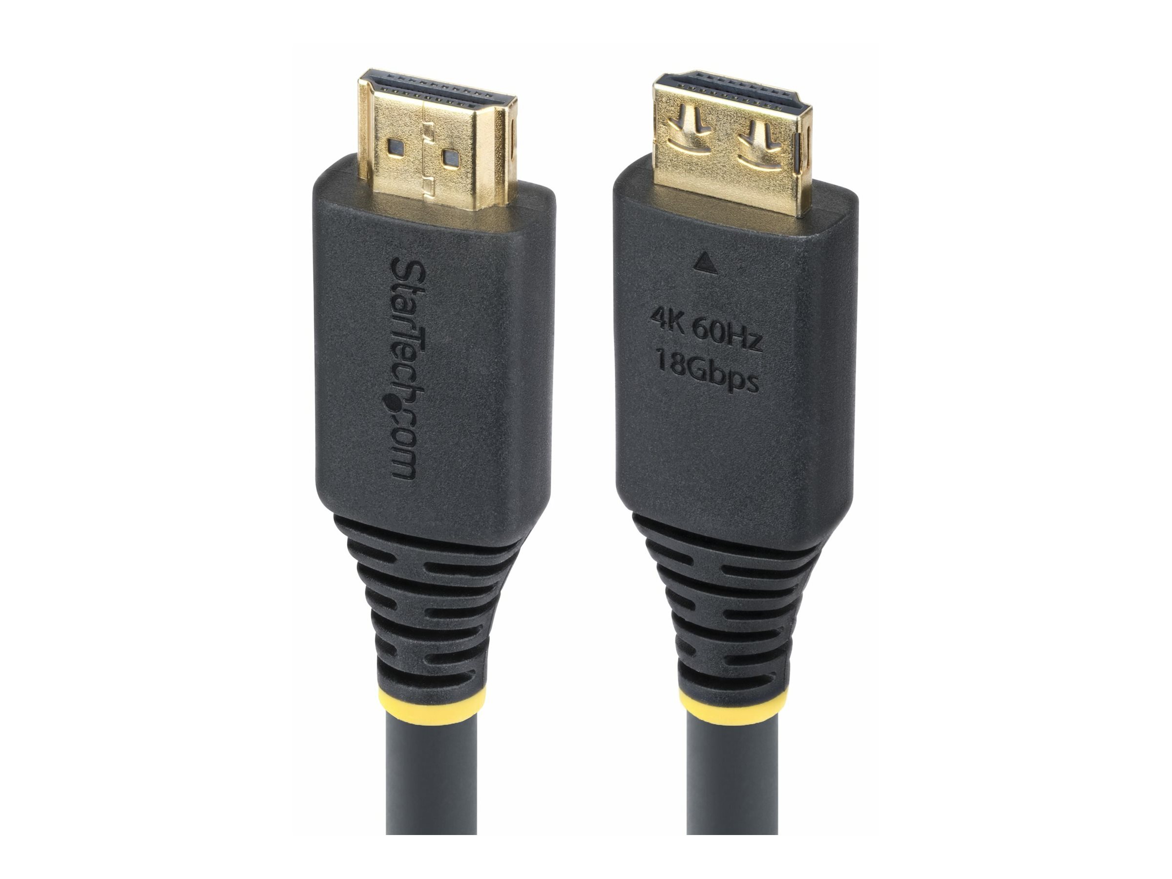 StarTech.com High Speed - HDMI männlich zu HDMI männlich - 7 m - abgeschirmt - Schwarz - halogenfrei, passiv, 4K60Hz, Ansicht 3