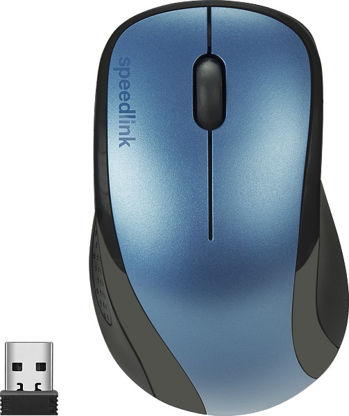 SPEEDLINK KAPPA - rechts - Optisch - RF Wireless - 1600 DPI - Schwarz - Blau, Ansicht 3