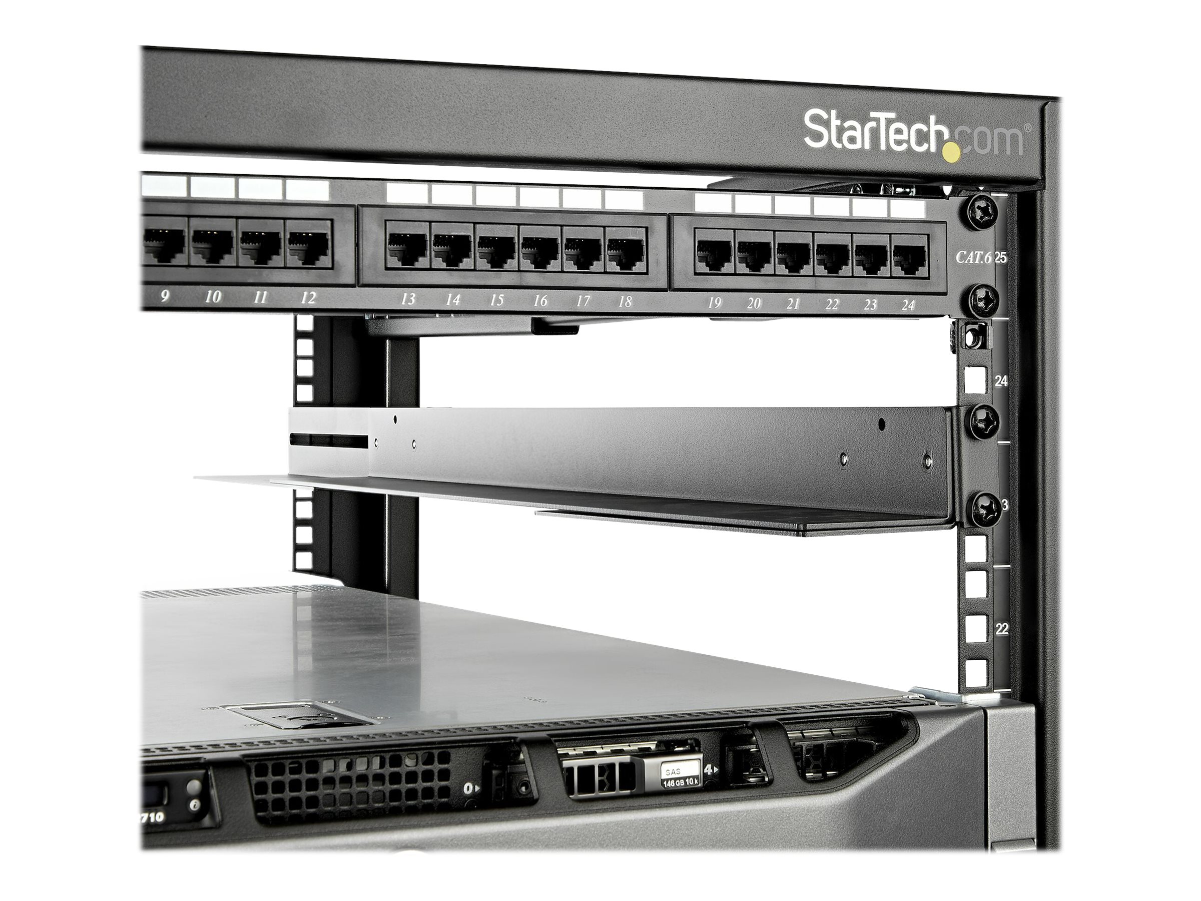 STARTECH 48,26cm 19Zoll Netzwerkschrank (UNIRAILS1UB)