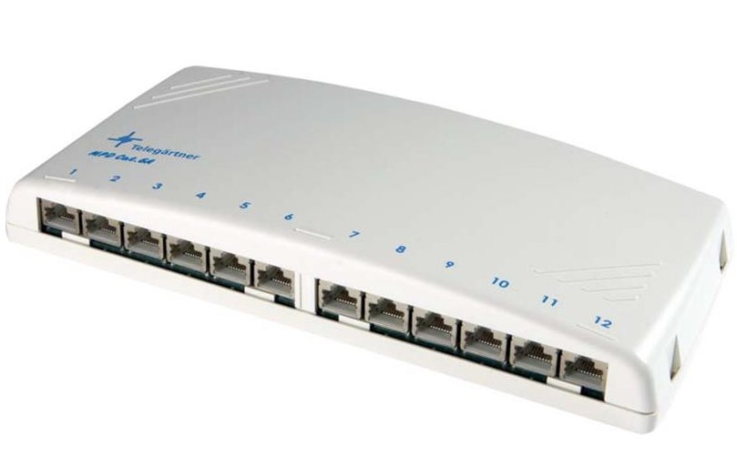 Telegärtner Karl Gärtner Mini Distributor MPD12-HS K - Kabelverteilerkasten - RJ-45/RJ-11/RJ-12 X 12, Ansicht 2