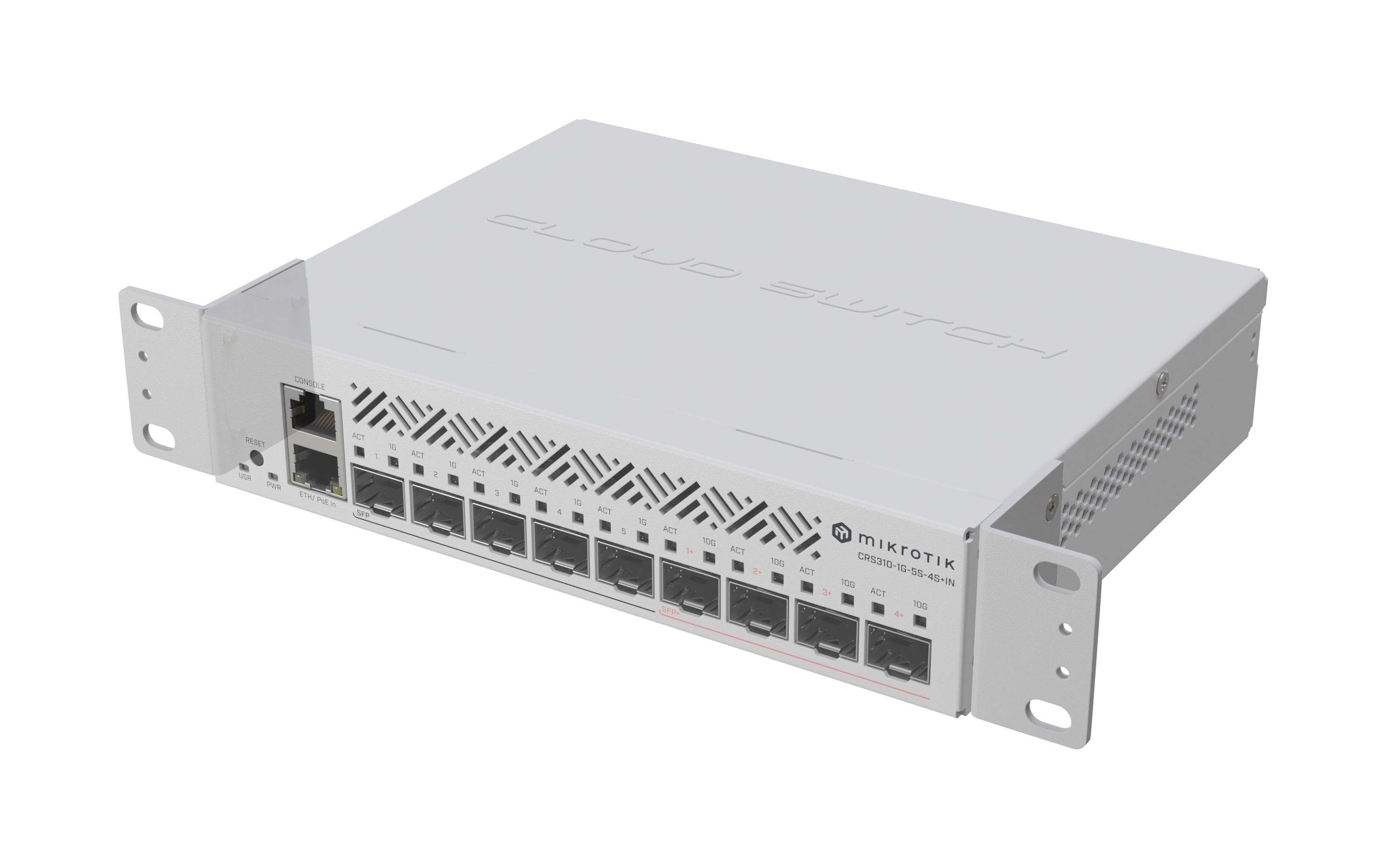 MikroTik RMK-2/10 - Rackmontagesatz - 1U - 25.4cm/48.3cm (10/19), Ansicht 2