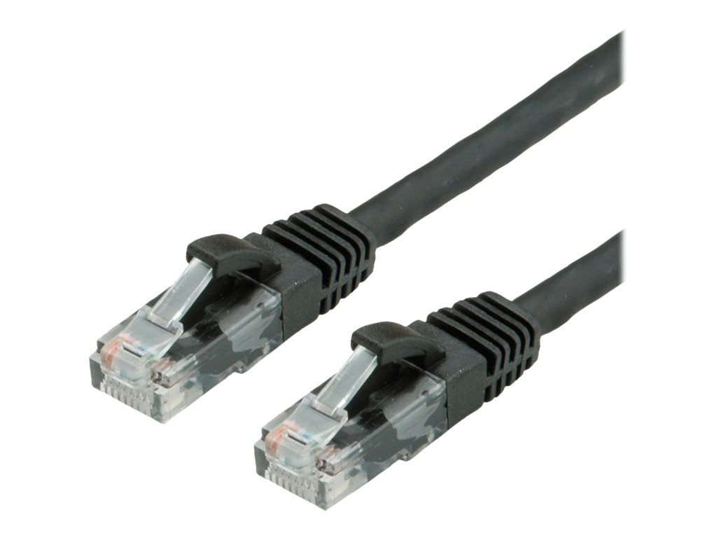 VALUE UTP PatchCord Cat6a. CU. Black. 0.3m (21.99.1464)