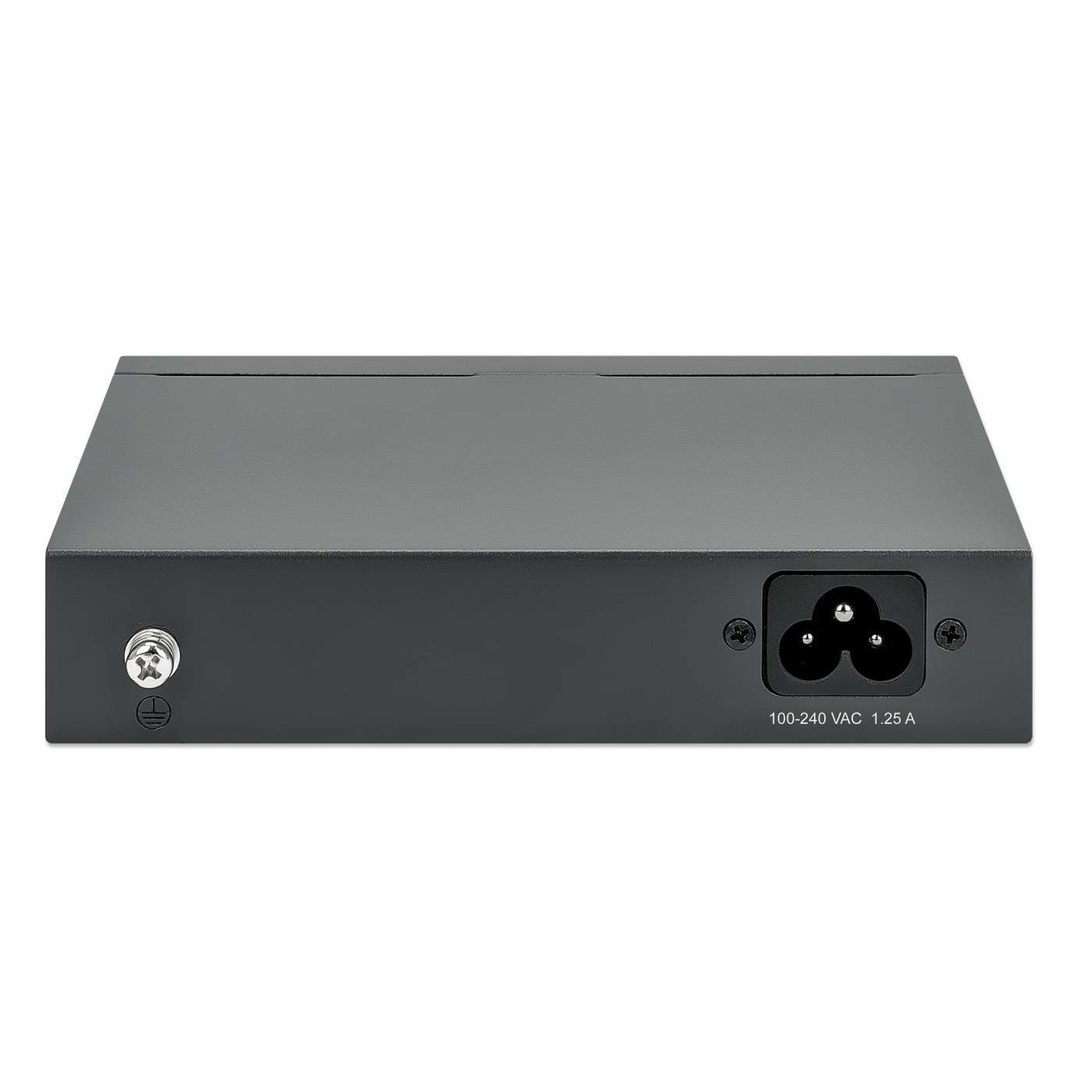Intellinet 5-Port Gigabit Ethernet PoE+ Switch Vier PSE Gigabit-Ports ein Gigabit-Port - Switch - 1 Gbps, Ansicht 4