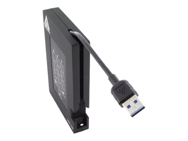 Apricorn Aegis Padlock Fortress A25-3PL256-2000F - Festplatte - verschlüsselt - 2 TB - extern (tragbar), Ansicht 2