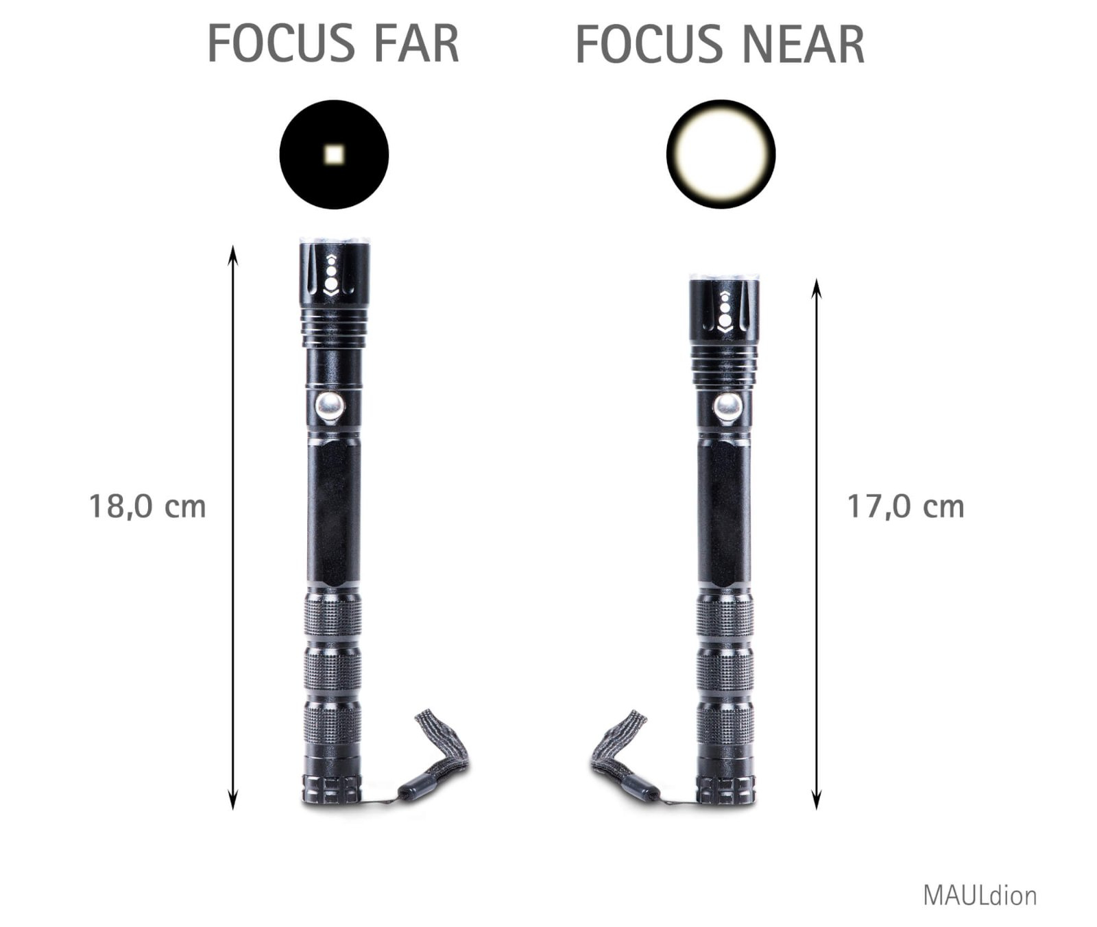 Jakob Maul GmbH MAUL 8186690 - Schwarz - 50 g - LED flashlight MAULdion, Ansicht 3