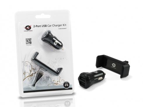 Conceptronic Auto-Netzteil - 2 A - 2 Ausgabeanschlussstellen (USB), Ansicht 3