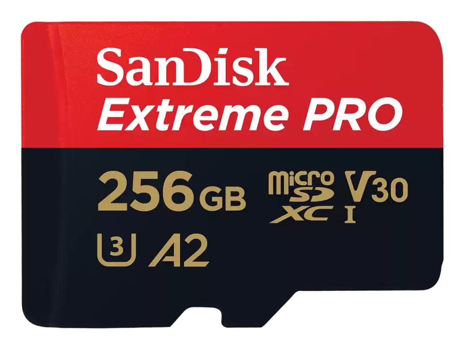 SanDisk Extreme Pro - Flash-Speicherkarte (microSDXC-an-SD-Adapter inbegriffen), Ansicht 2
