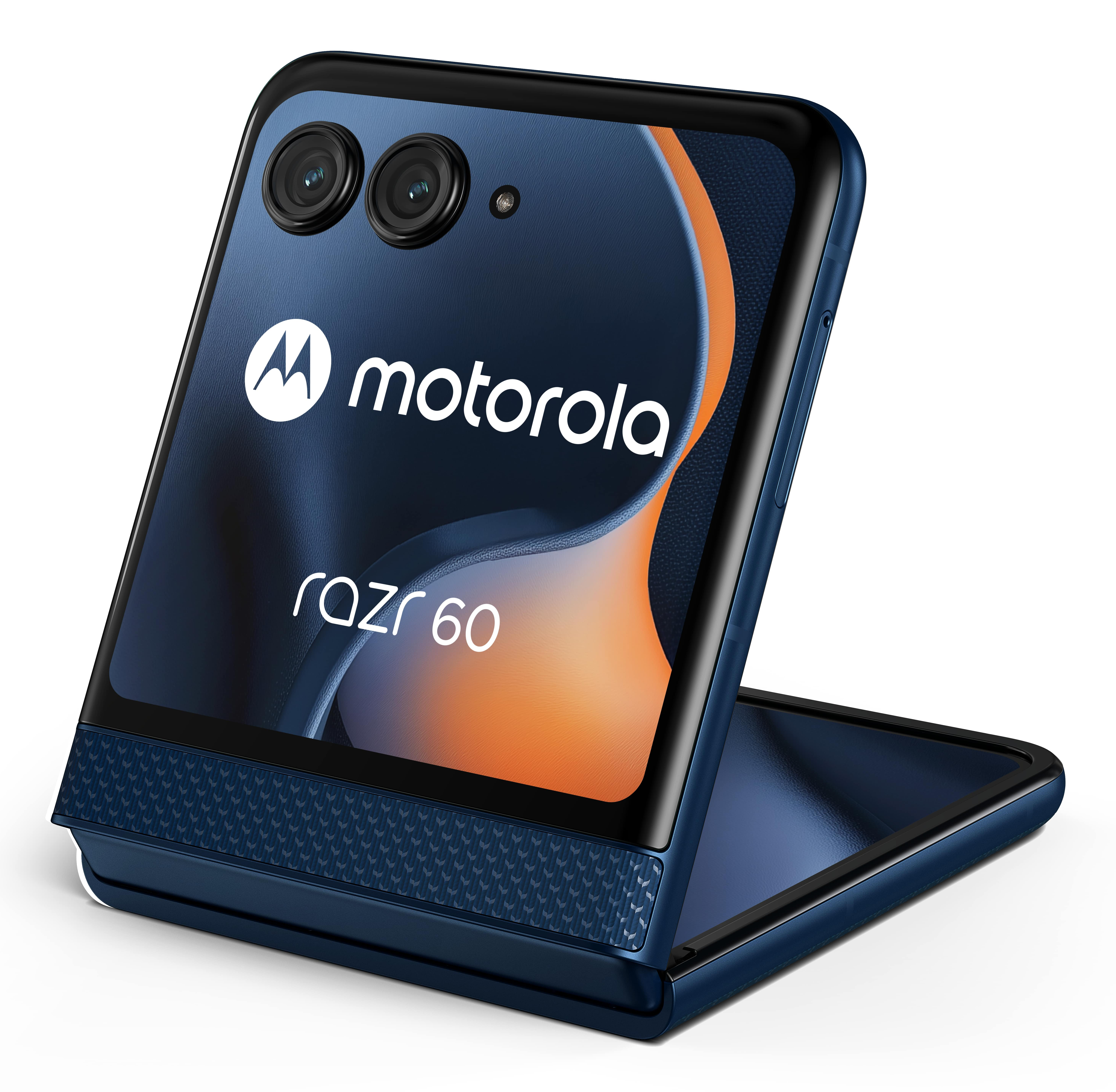 Motorola Solutions Razr 60 Dual Sim - Gibraltar Sea[Energieklasse A] - Mobiltelefon - 256 GB, Ansicht 2