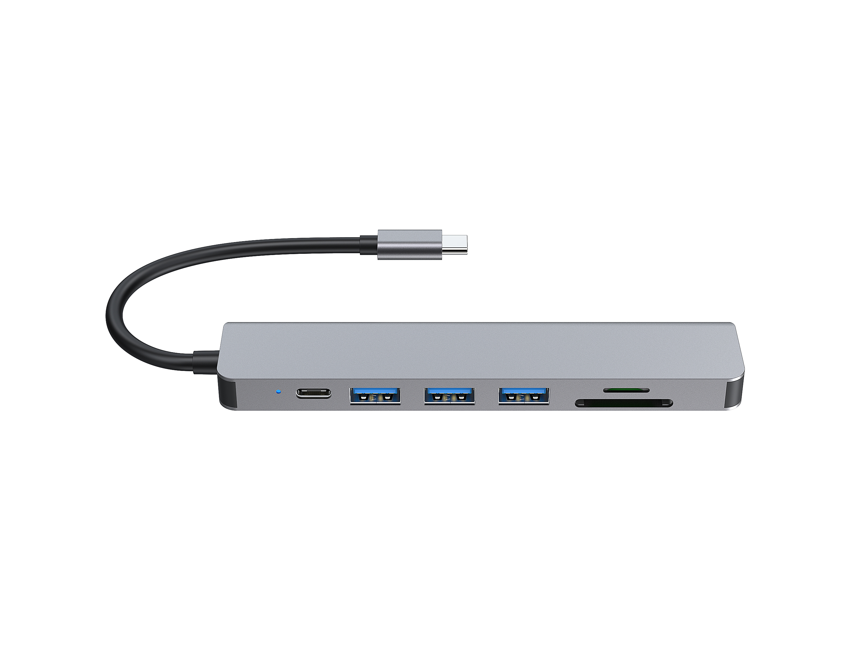 Equip Dock USB-C->HDMI 3x USB3.0 100W PD SD/TF schwarz, Ansicht 4