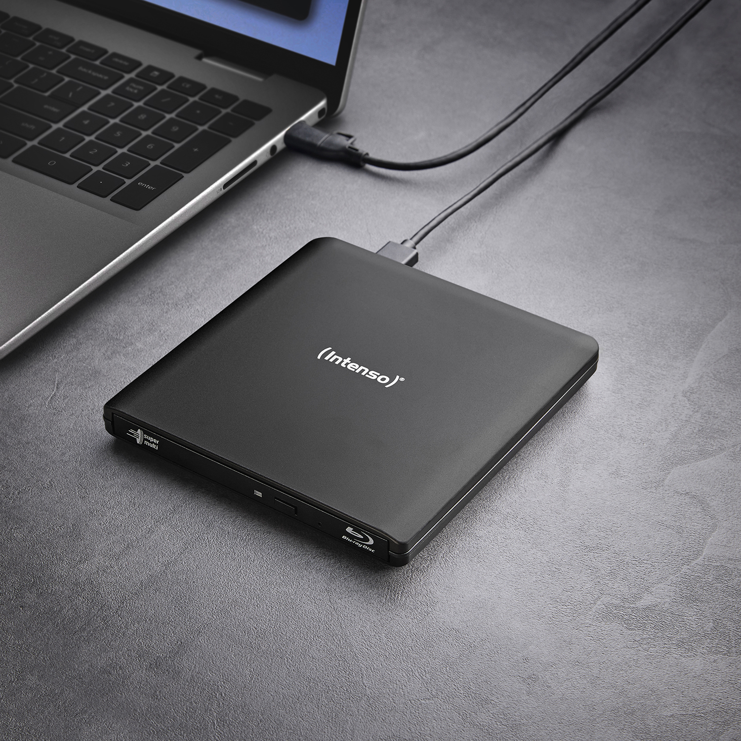Intenso Writer Blu-ray EOD 500BD USB 3.2 Gen1 black, Ansicht 2