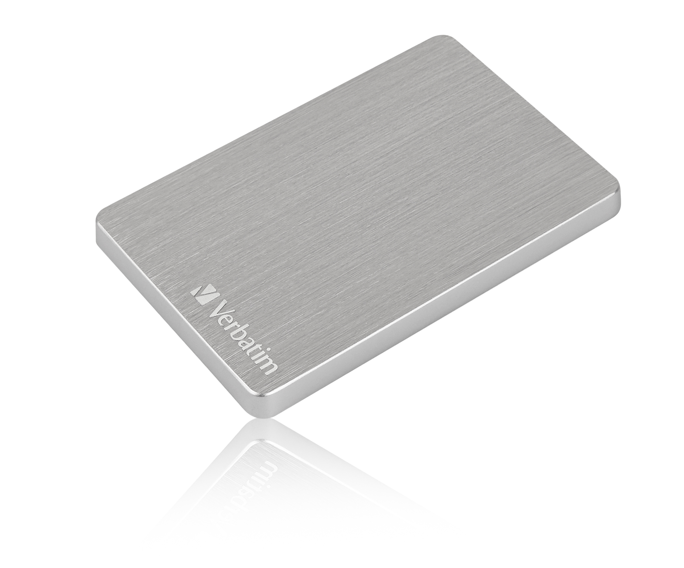 Verbatim Store &#039;n&#039; Go ALU Slim Portable Festplatte 1 TB Silber, 1 TB, 2.5&quot;, 3.2 Gen 1 (3.1 Gen 1), Silber