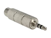 Delock Audio-Adapter - Stereo-Stecker weiblich zu mini-phone stereo 3.5 mm männlich