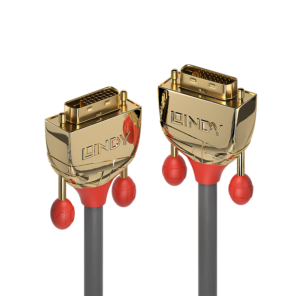 Lindy Gold - DVI-Kabel - Dual Link - DVI-D (M)