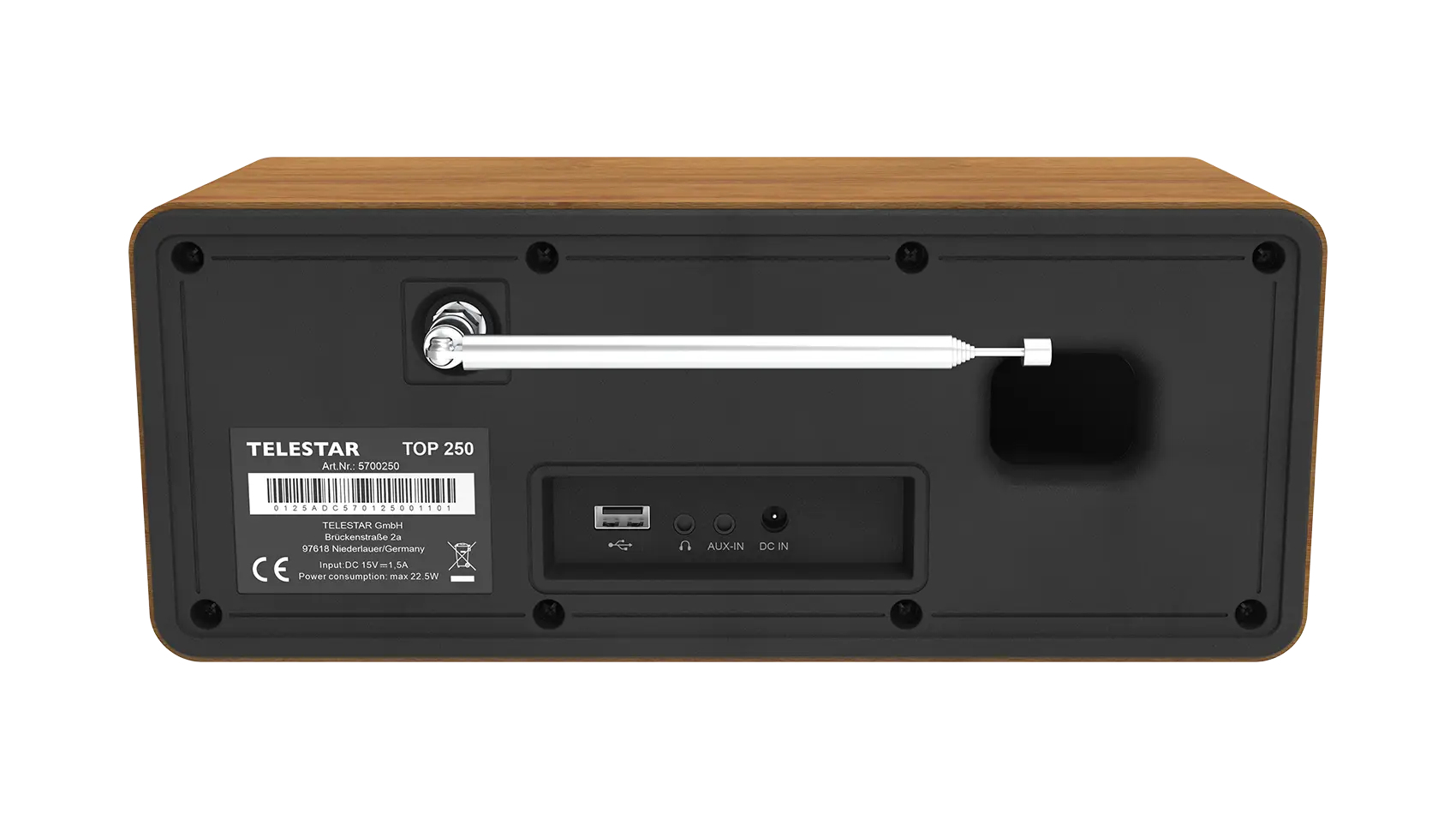 Telestar TOP 250 Holz Multifunktionsradios Stationär, Ansicht 3