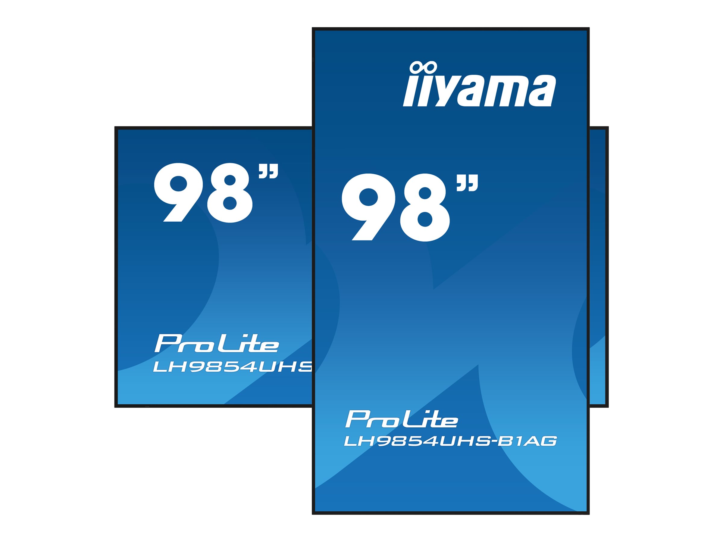 Iiyama LH9854UHS-B1AG - 249 cm (98") Diagonalklasse LH54 Series LCD-Display mit LED-Hintergrundbeleuchtung - interaktive Digital Signage - mit Integrierter SoC-Mediaplayer - 4K UHD (2160p)