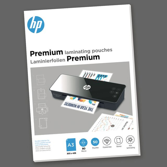 HP Premium - 80 Mikron - 50er-Pack - glänzend, Ansicht 2